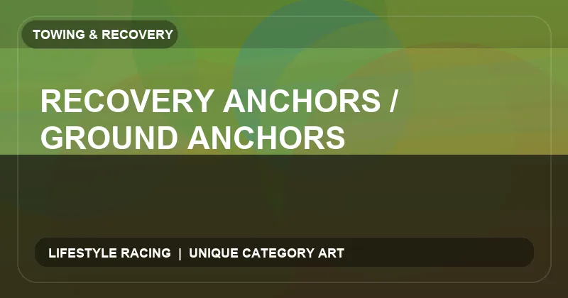 Recovery Anchors / Ground Anchors